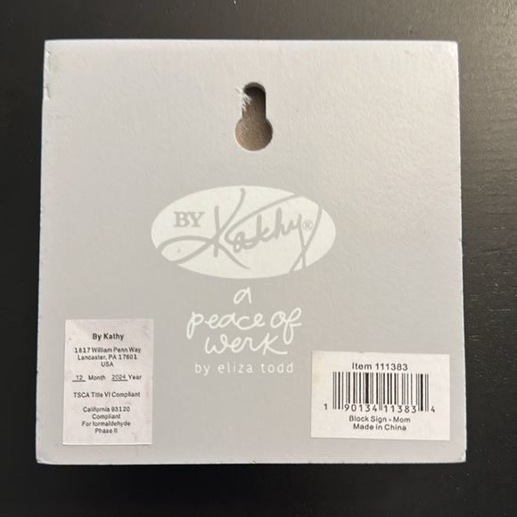 Mom my very first friend my very best friend block sign 4”x4”x1” - Picture 2 of 7